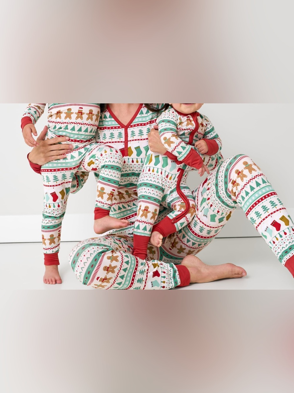 Little Sleepies Christmas Gingerbread Bamboo Pajamas